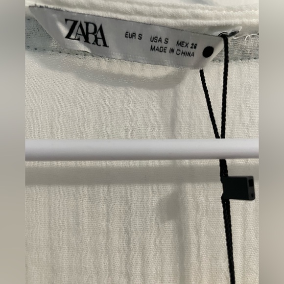 Women| Zara Summer Tunic Dress (White) - Picture 3 of 7